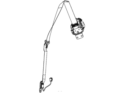 Dodge 1WA31LR9AA SEAT BELT Front