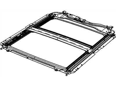 Ram 68049129AA Sunroof Frame Cover