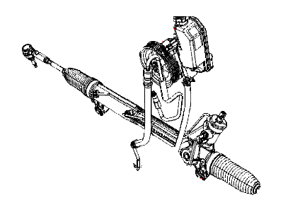 Mopar 52089292AD Steering Gear Rack And Pinion