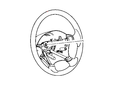 Dodge RB25WL8AA WHEEL Steering