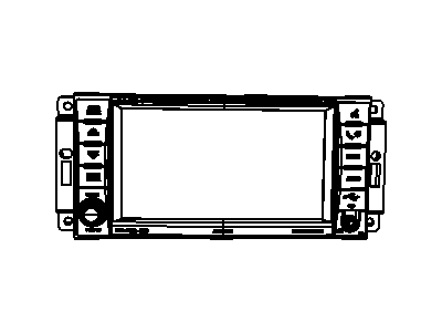 Dodge 5064678AF RADIO AM/FM/DVD/HDD/MP3/SDARS/RR CAMERA