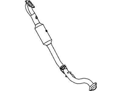 Jeep 68110124AD PIPE AND CONVERTER Exhaust To Manifold