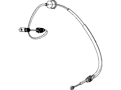 Dodge 68110832AC Shift Control Cable