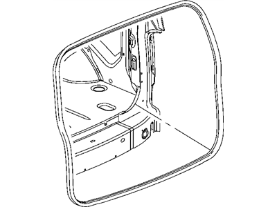 Mopar 55369134AE Weatherstrip Liftgate Opening