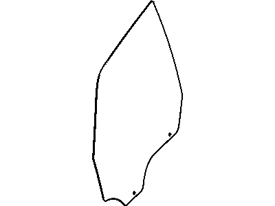 Jeep 5155448AB GLASS Front Door