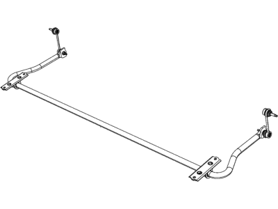 Ram 68212467AB STABILIZER BAR Rear Suspension