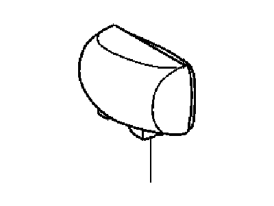 Dodge 5103593AA MIRROR Outside Rearview