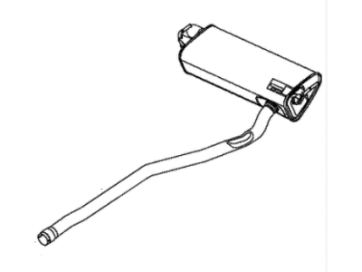 Mopar 68249241AA Muffler And Tailpipe Exhaust Mopar 68249241AA Muffler And Tailpipe Exhaust