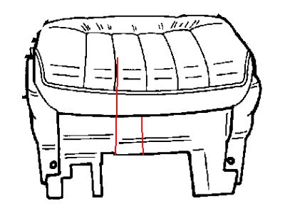 Chrysler 1AM941D5AA CUSHION Front Seat