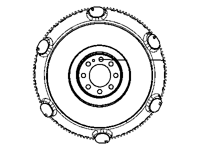 Dodge 5038113AC FLYWHEEL