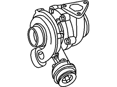 Dodge 5142494AA TURBOCHARGER