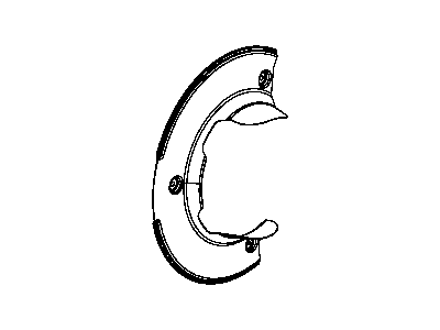 68034514AA Mopar Shield Splash Illustration 1 of 1