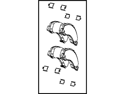 Mopar 68034093AB Pad Kit Disc Brake