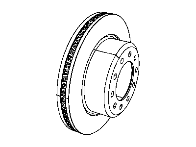 Mopar 52013842AA Rotor Brake Front