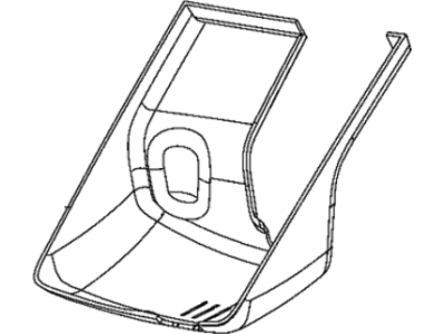 Chrysler 68213400AA COVER Mirror Lower