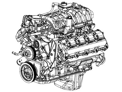 Ram 68409357AA Long Block