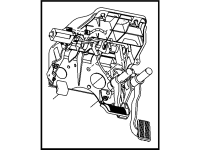 Ram 68055409AB Pedal Travel Sensor