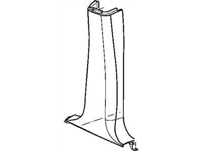Mopar 5HN04BD1AC Panel B Pillar Lower Trim