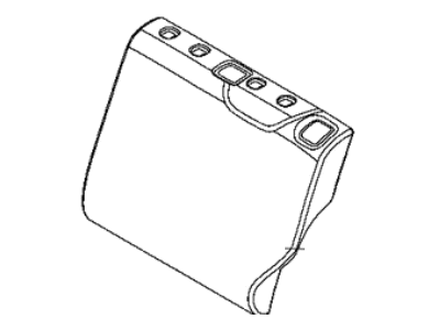 Jeep 6SJ52U00AA COVER Rear Seat Back