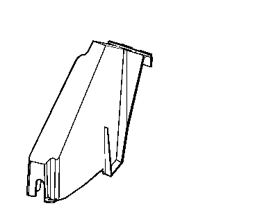 Dodge 4662051AB SUPPORT Footrest