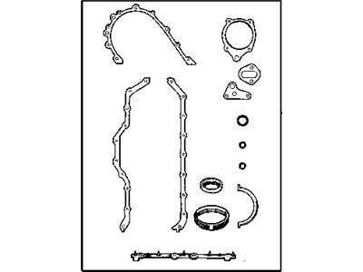 Jeep 4713023AD Overhaul Gasket Set