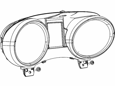 Jeep 68226454AC CLUSTER Instrument Panel