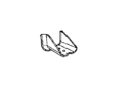 Mopar 68055241AA Bracket Spring Rear 68055241AA Mopar Bracket Spring Rear Illustration 1 of 1