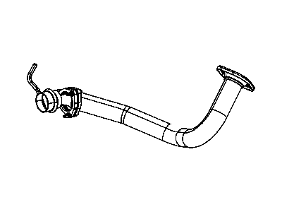 Jeep 68024796AA PIPE Exhaust Extension
