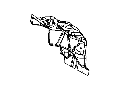Mopar 68093435AC Panel Front Wheelhouse