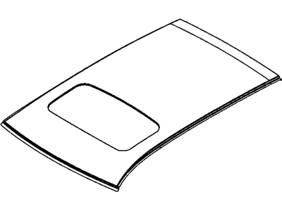 Mopar 5160129AE Panel Roof With Sunroof Opening 5160129AE Mopar Panel Roof With Sunroof Opening Illustration 1 of 1