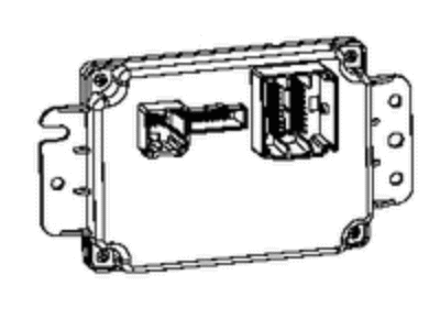 Dodge 68321559AD MODULE A/C And Heater