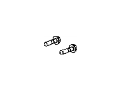 Jeep 6509508AA SCREW Oval Head M6X1.00X17.50