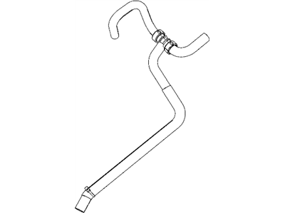 Mopar 55038133AB Hose And Tube Heater Return