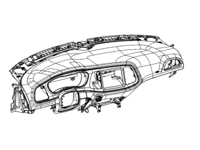Dodge 7BV87AAAAA PANEL Instrument Panel