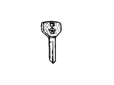 Chrysler Executive Sedan Car Key - 2999041