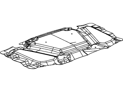 5112970AD Mopar Silencer Hood Illustration 1 of 1