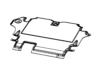 Mopar 55197379AB Silencer Load Floor