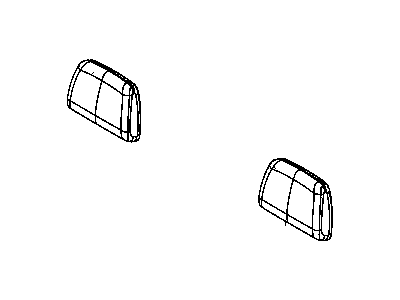 Dodge 1XZ68DX9AB HEADREST Rear