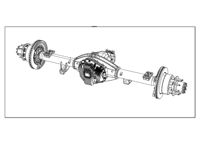 Mopar 68282880AD Axle, Rear