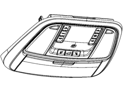 Chrysler 5LN19ML2AB CONSOLE Overhead