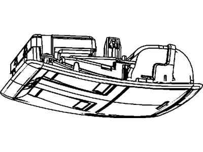 Mopar 1AR301DVAB Console Overhead