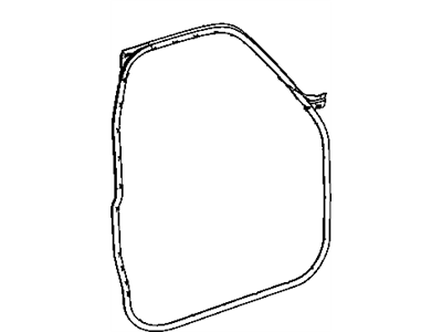Mopar 5112263AA Weatherstrip Front Door Mounted Mopar 5112263AA Weatherstrip Front Door Mounted