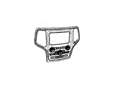 Mopar 5091840AF Center Stack Vehicle Feature Controls