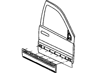 Jeep 5015770AA CLADDING Front Door