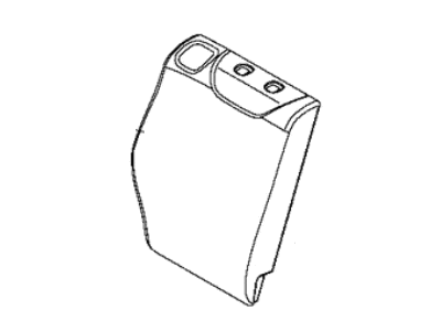 Jeep 6SJ64U00AA COVER Rear Seat Back