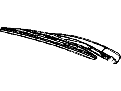 Dodge 5113411AB MOTOR Liftgate Wiper