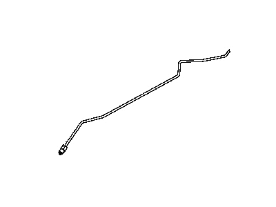 Jeep 52129133AE TUBE Brake Junction Block To Left Rear Hose