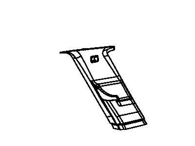 Dodge 5KU75HDAAA MOLDING C Pillar