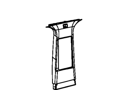 Dodge 5KU87HDAAA MOLDING B Pillar