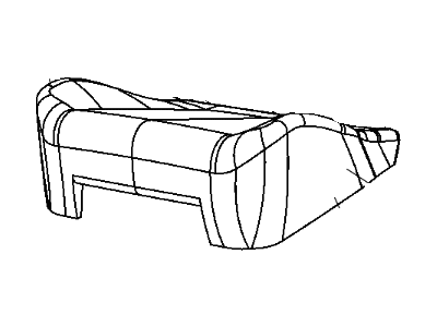 1LC271S3AA Mopar Cover Rear Seat Cushion Illustration 1 of 1